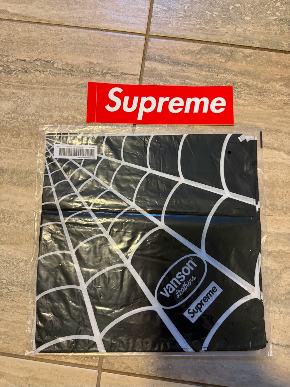 Supreme x Spider-Man  Bandana